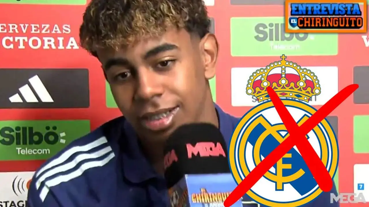 Lamine Yamal rechaza al Real Madrid en 'El Chiringuito'