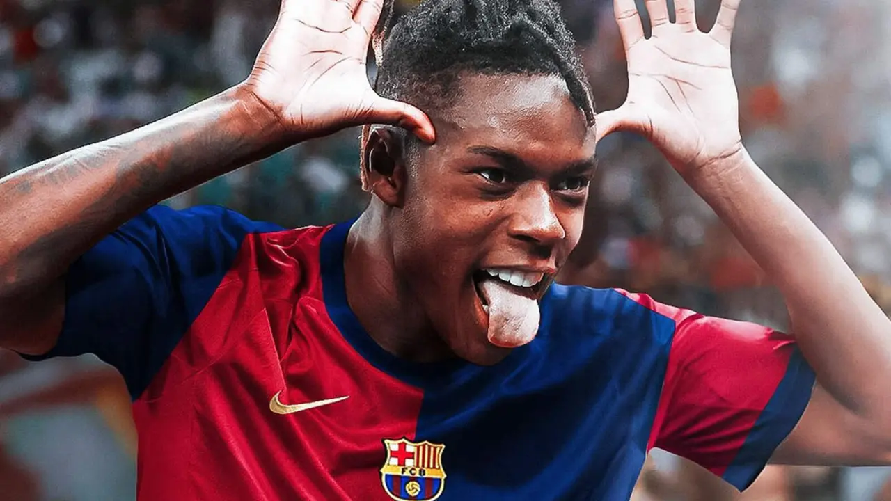 Nico Williams con la camiseta del FC Barcelona