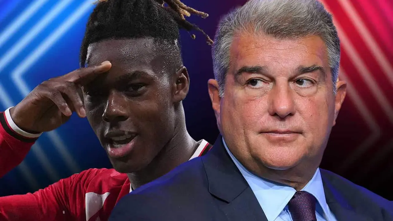 Laporta puede aceptar retrasar el fichaje de Nico Williams