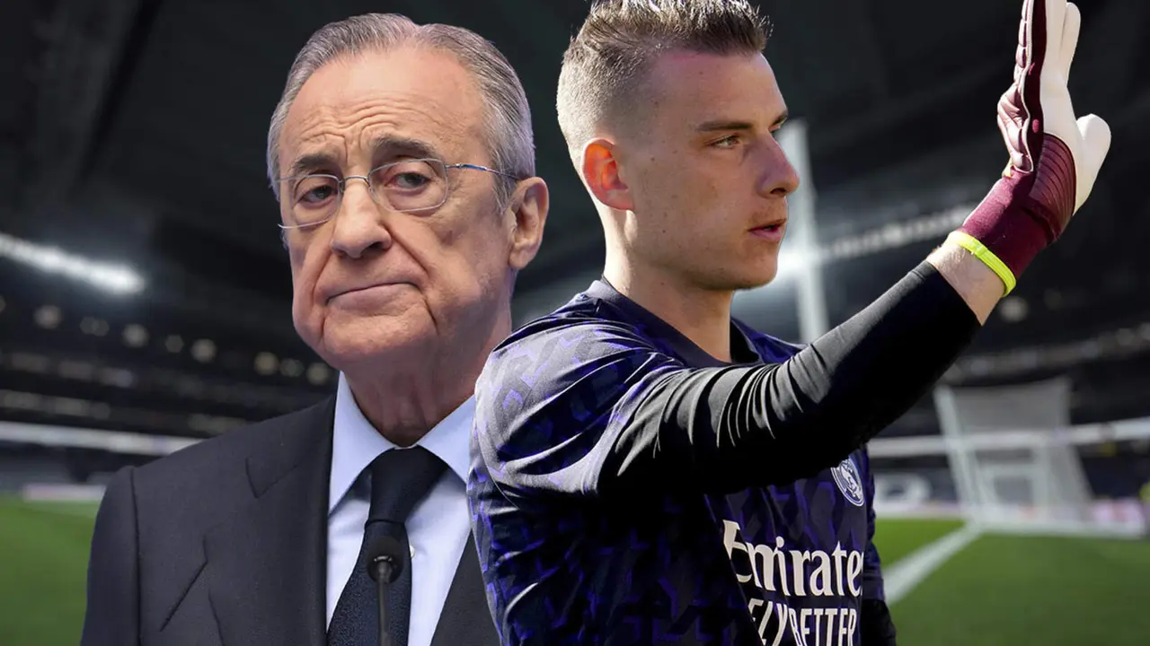 Florentino ya sabe que Lunin se queda en el Real Madrid