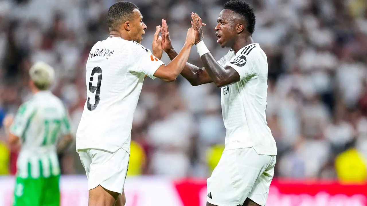 Los dos delanteros del Real Madrid