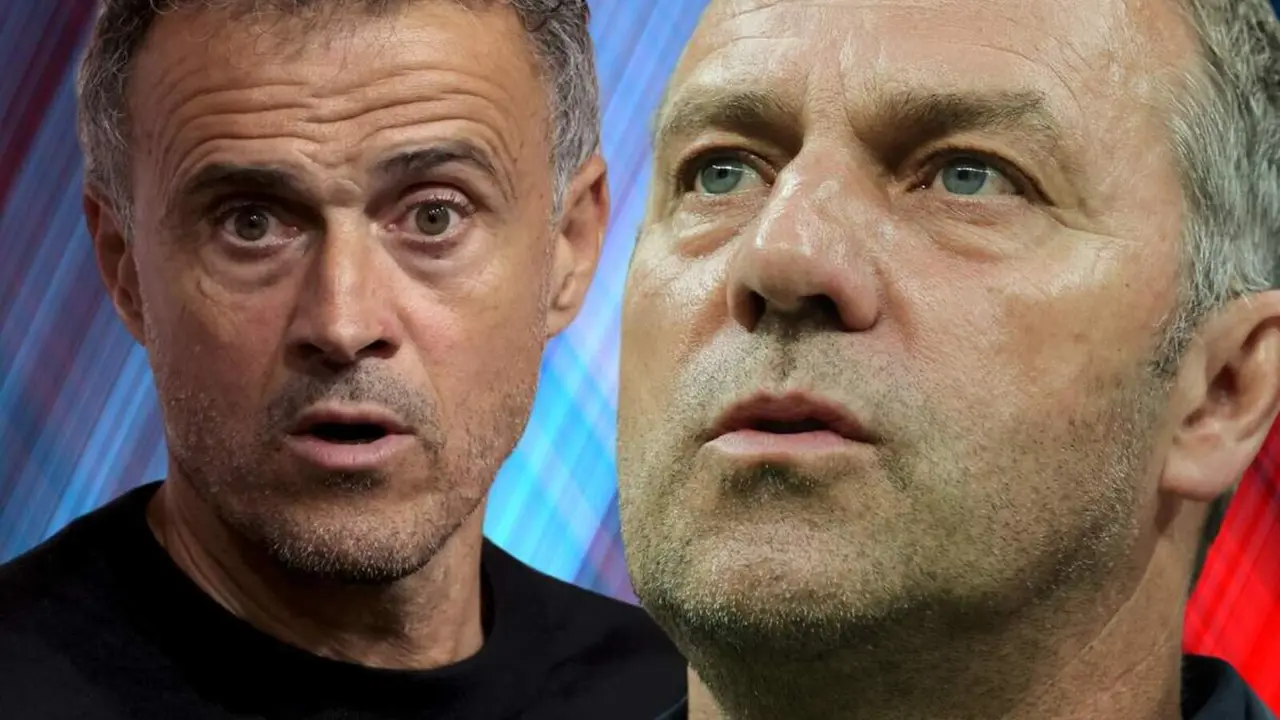 Luis Enrique, intercambio con Hansi Flick