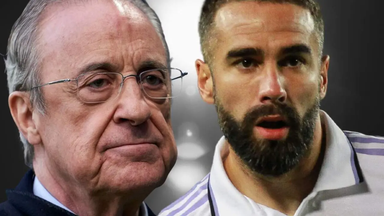Dani Carvajal, con Florentino