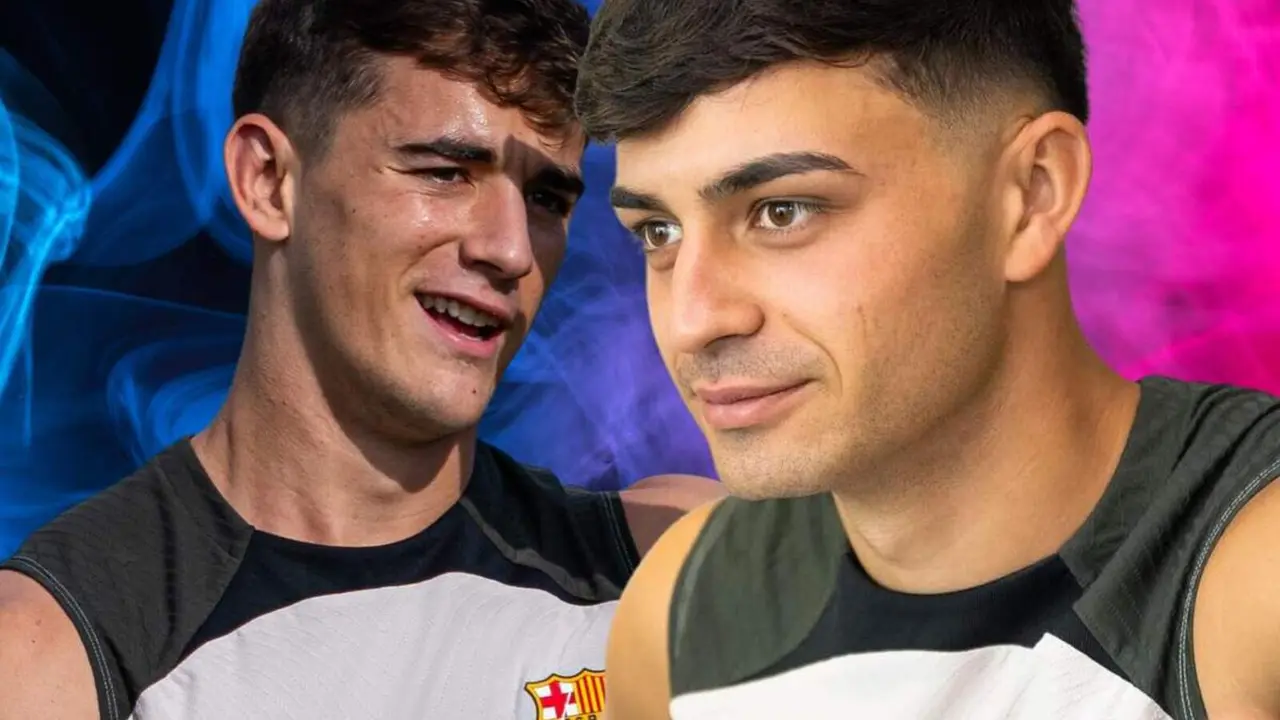Pedri y Gavi, amigos de Baena