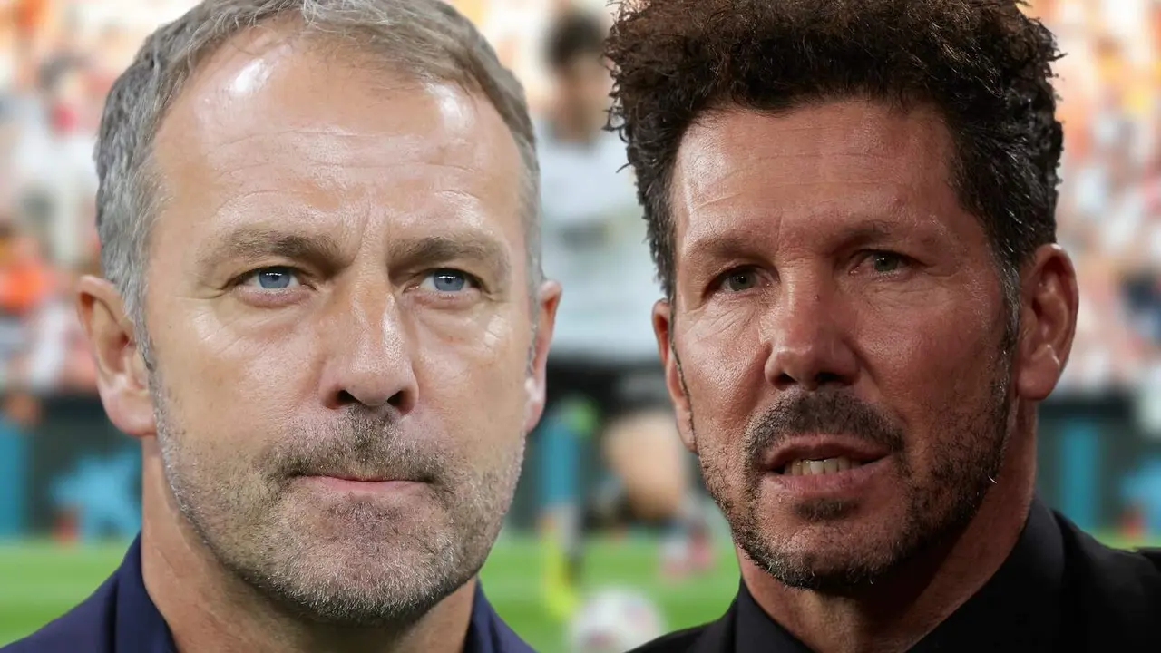 Hansi Flick vio al jugado conta el Atleti de Simeone