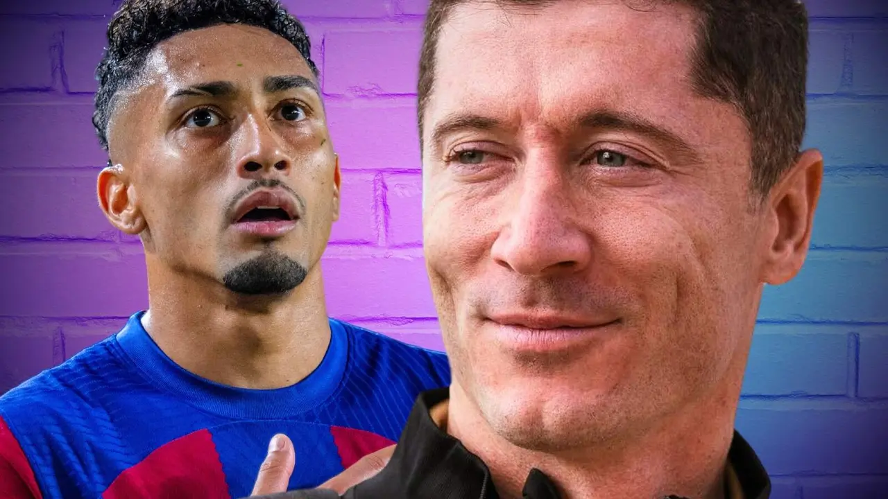 Lewandowski y Raphinha lo saben