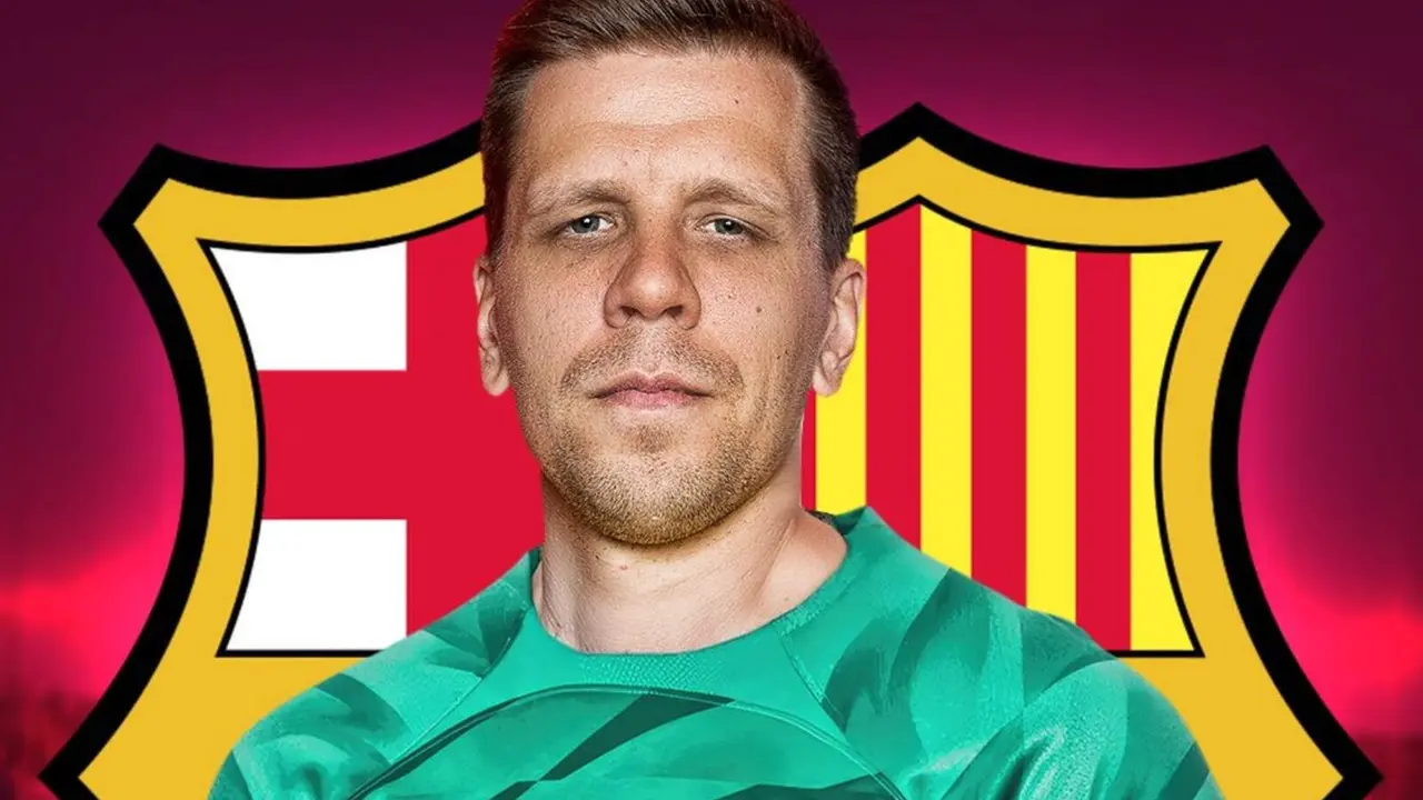 Szczesny con la camiseta del FC Barcelona | Foto: Getty Images, Madrid-Barcelona