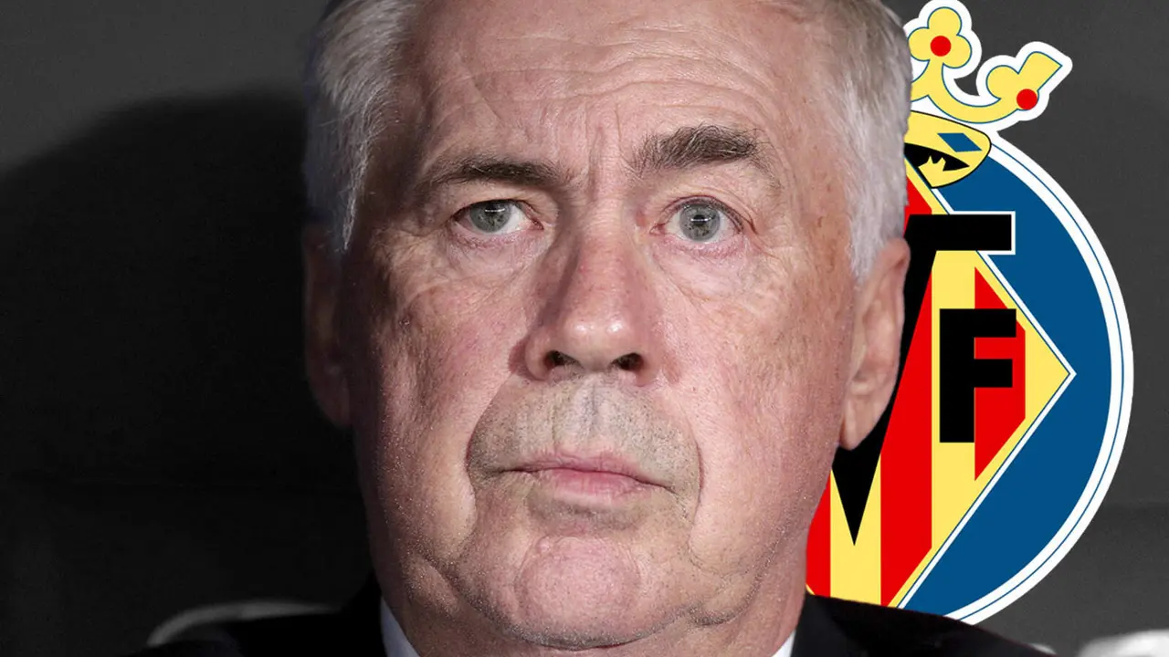 Carlo Ancelotti, sorprende contra el Villarreal