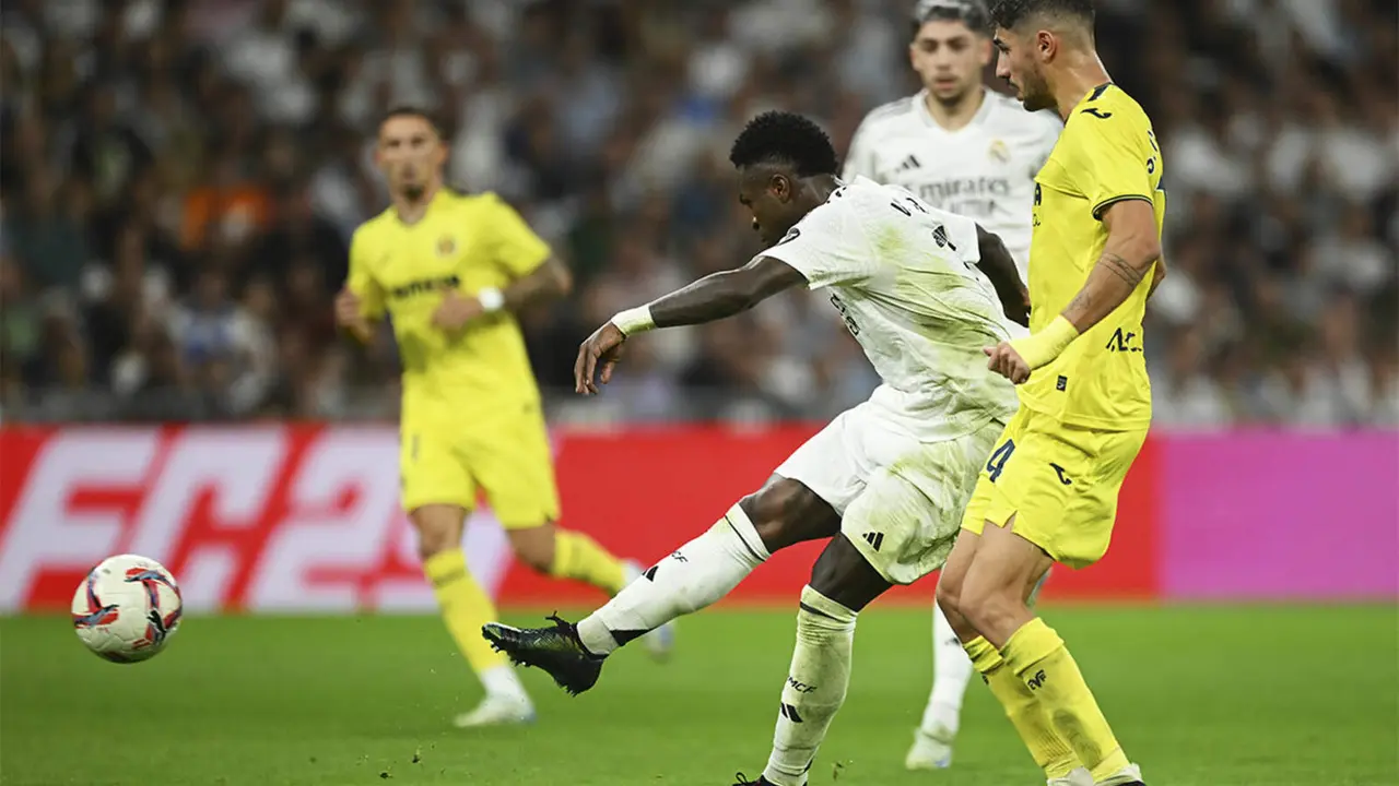 Vinicius, contra el Villarreal