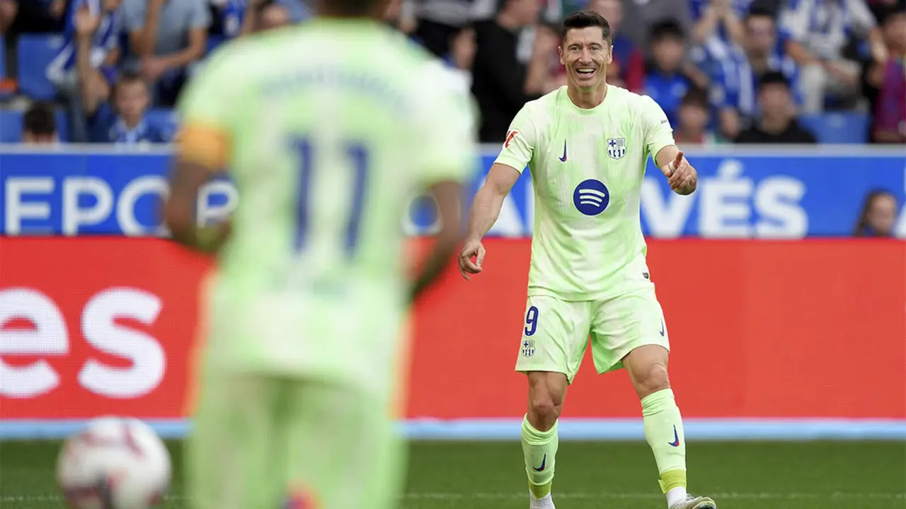Lewandowski, contento