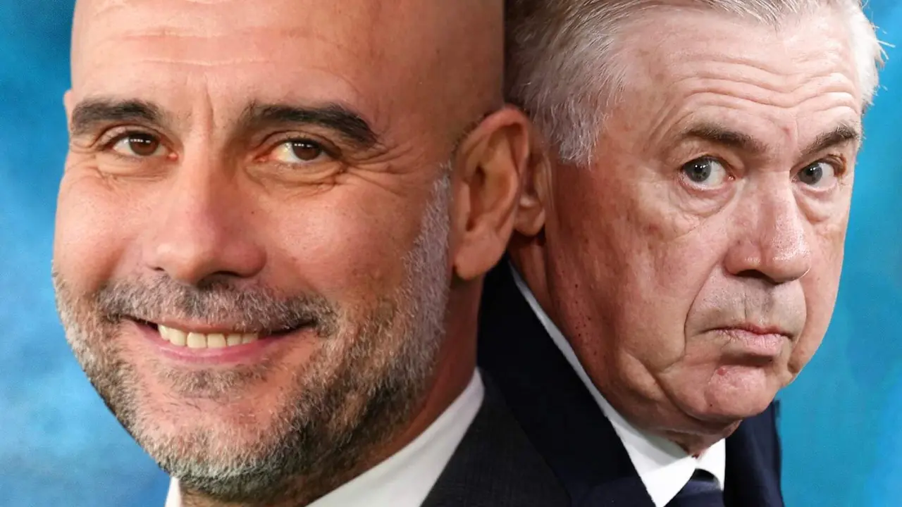 Pep Guardiola toma nota de las palabras de Ancelotti