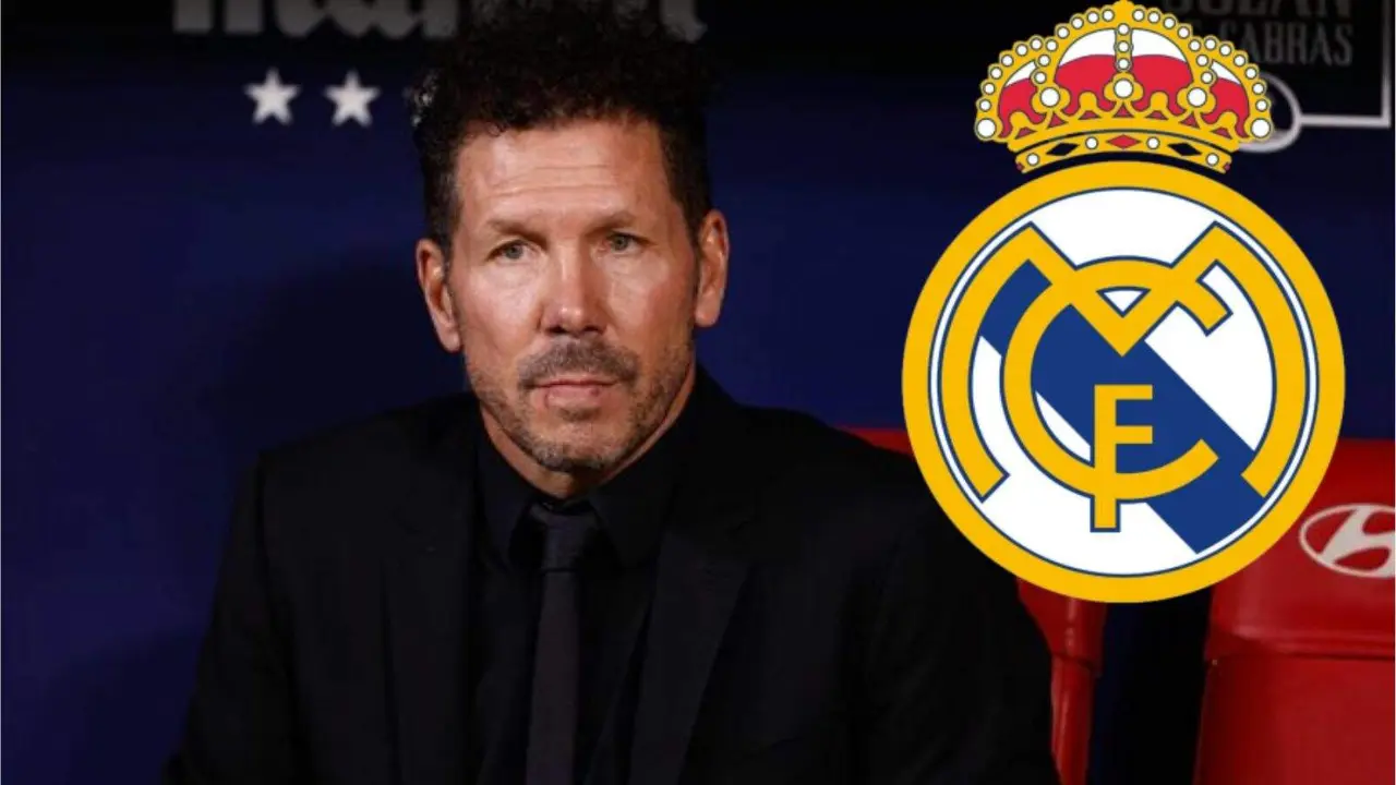Cholo Simeone recibe un palo por parte del Real Madrid