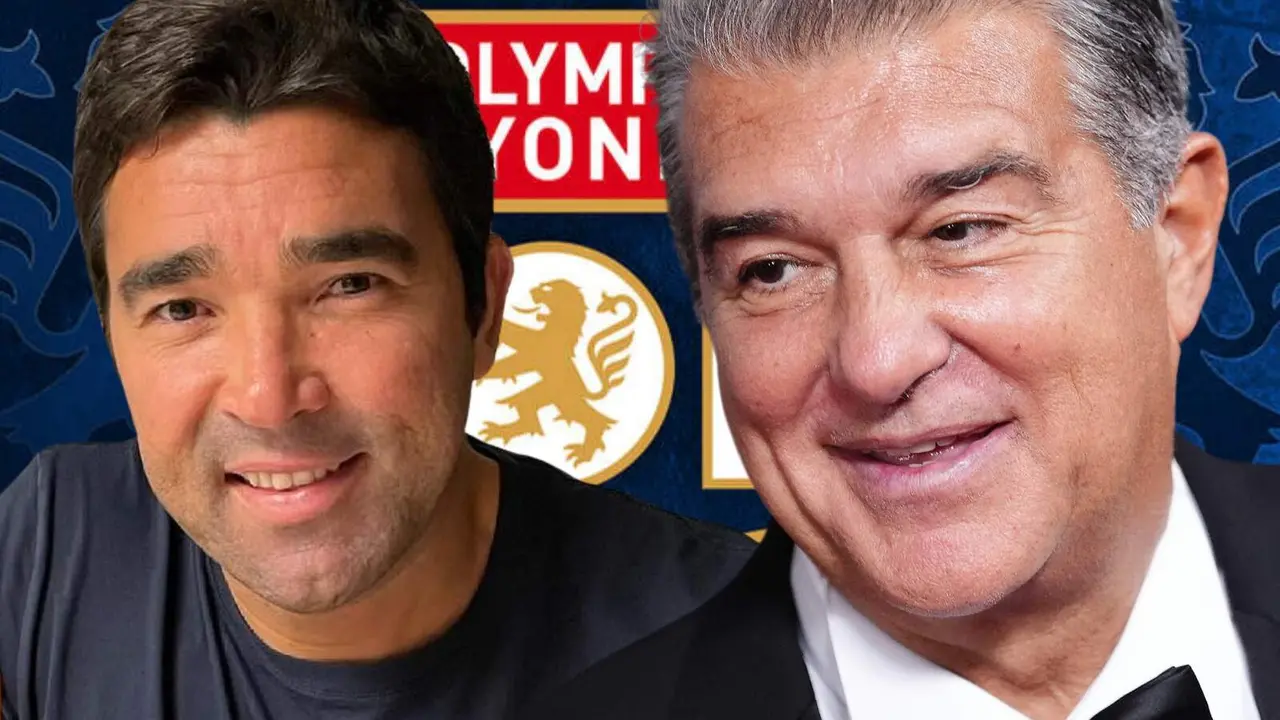 Deco y Laporta miran al Lyon