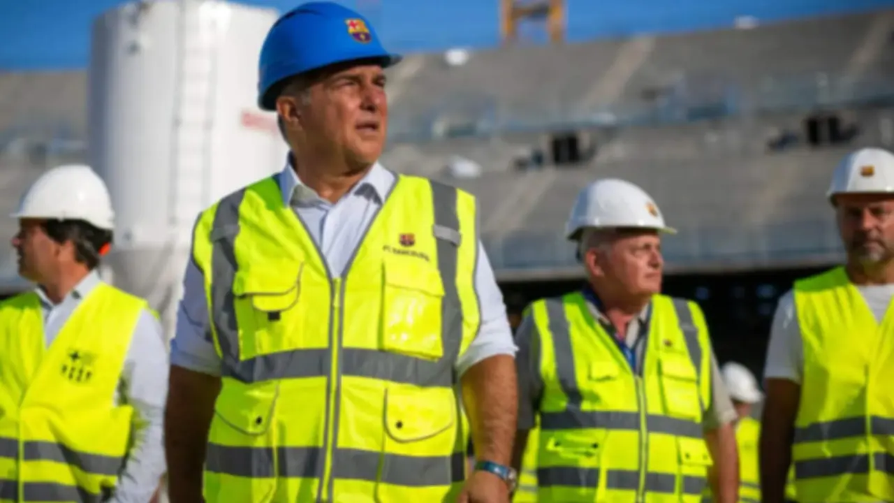 El Camp Nou no avanza al ritmo que esperaba Joan Laporta