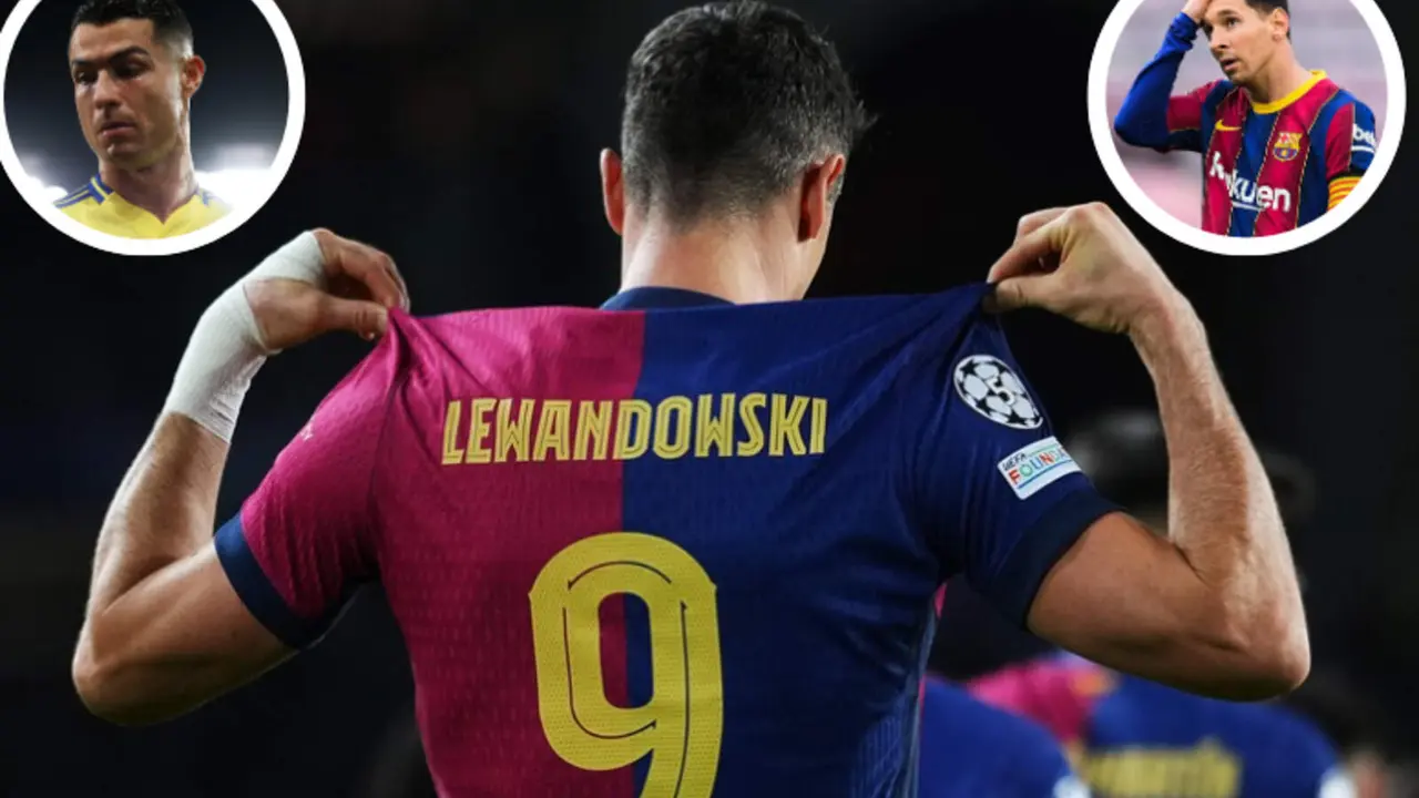 Lewandowski ya tiene mejor promedio goleador que Cristiano Ronaldo y Messi en Champions League