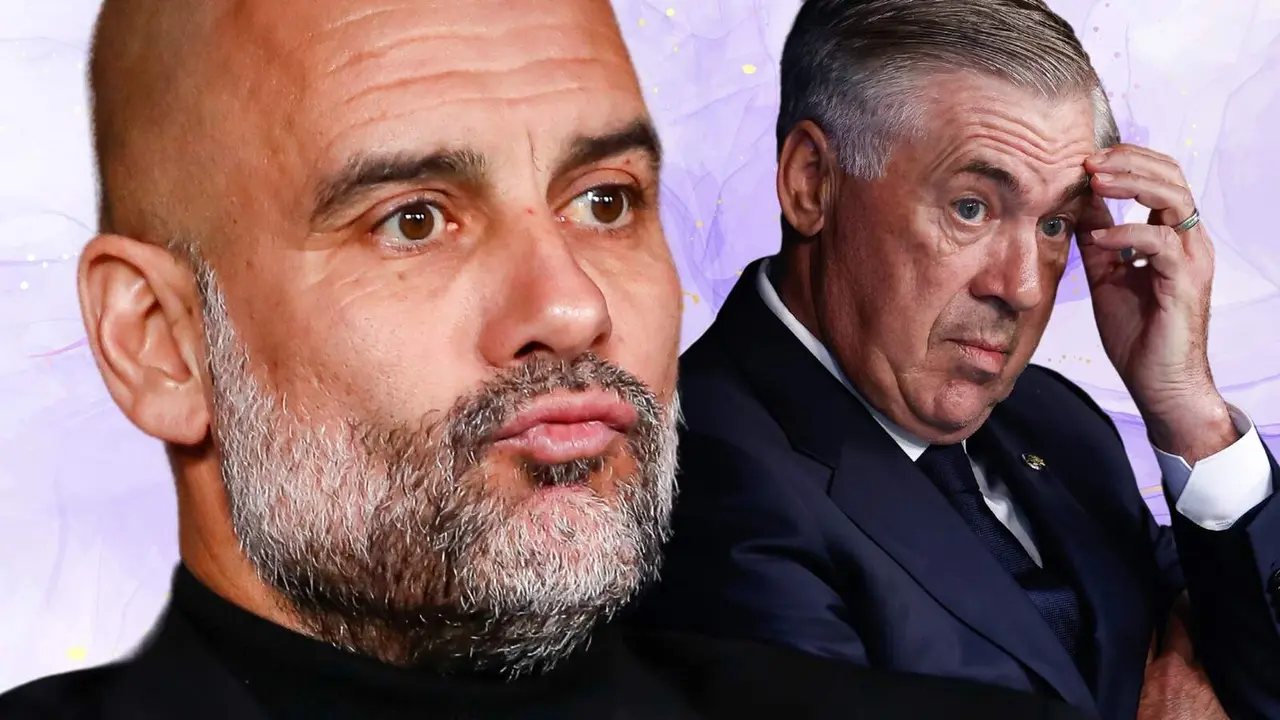 Pep Guardiola y Carlo Ancelotti