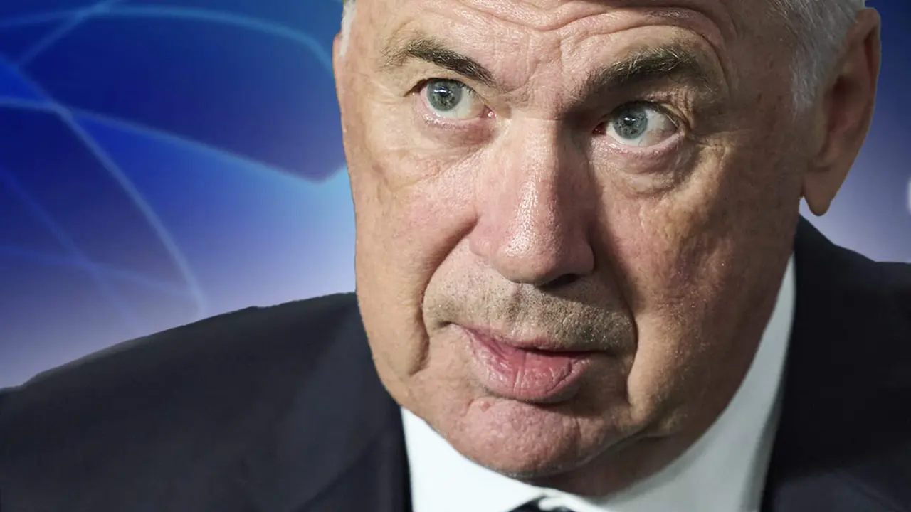 Carlo Ancelotti se ve en la final de la Champions League