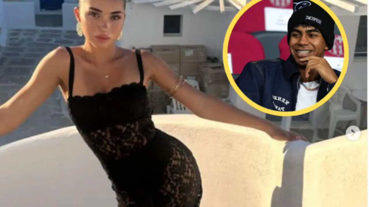 Lamine Yamal ya no esconde su amor por la italiana Anna Gegnoso
