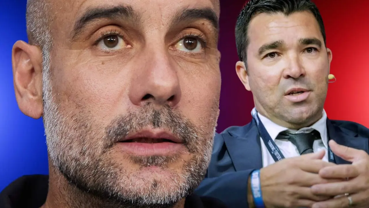 Deco y Pep Guardiola