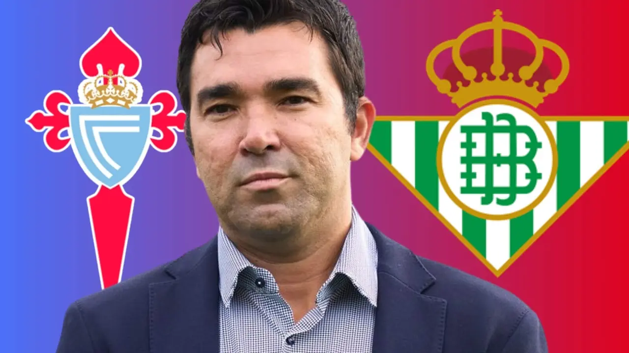 Deco con los escudos de Celta y Betis