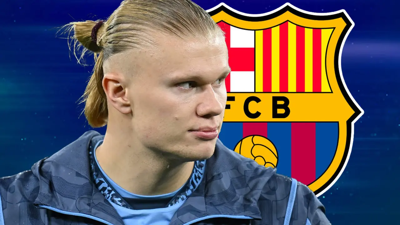 Erling Haaland, todo preparado en el FC Barcelona