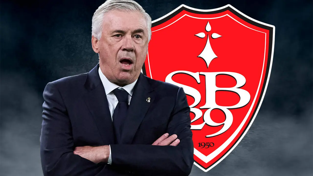 Carlo Ancelotti, decidido contra el Brest