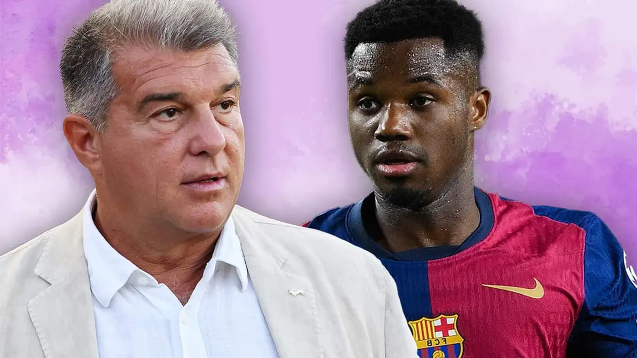 Joan Laporta habla claro con Ansu Fati