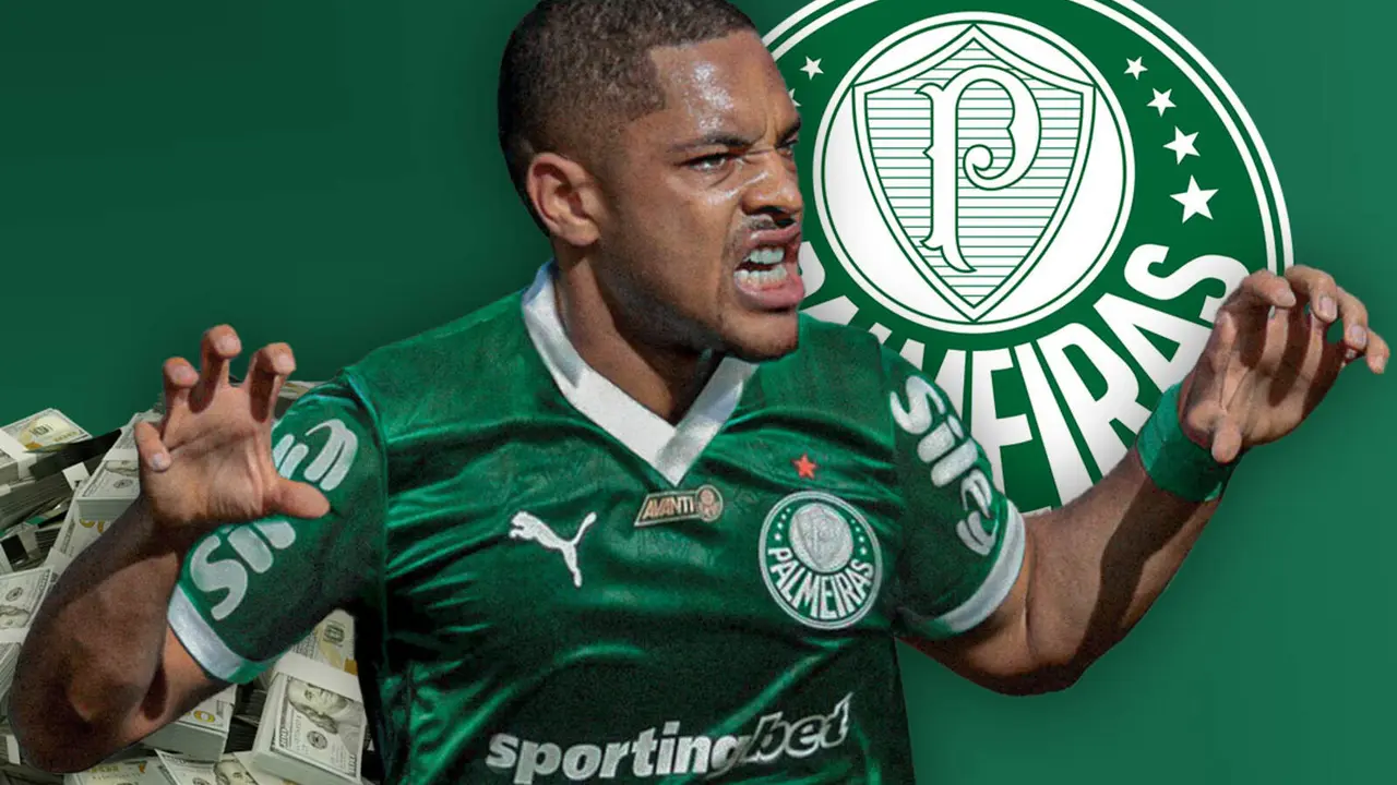 Vitor Roque no acaba de brillar en el Palmeiras