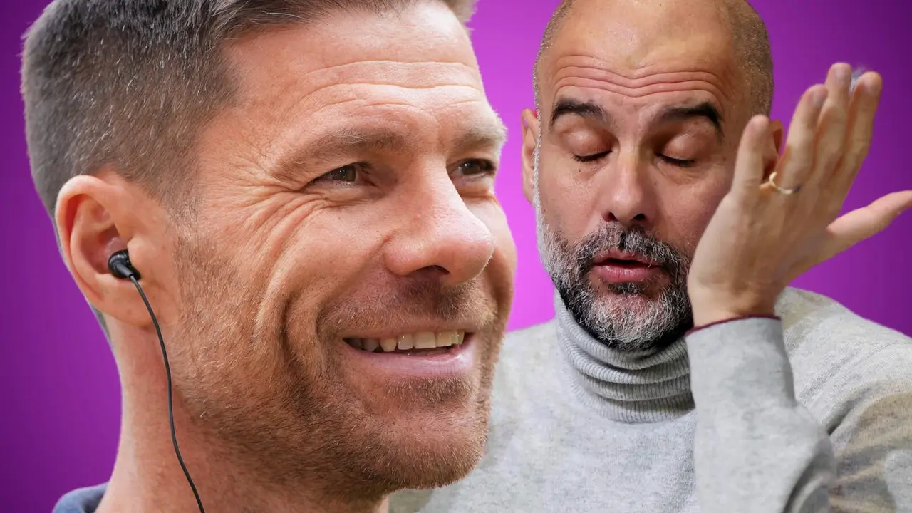 Xabi Alonso y Pep Guardiola