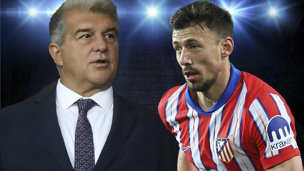 Joan Laporta, al lado Lenglet