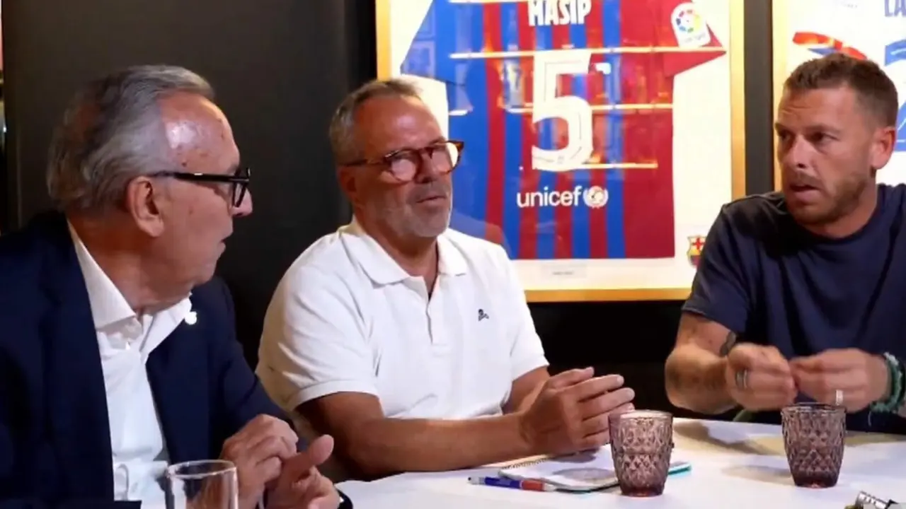 Joan Gaspart, cabreado con Jota Jordi