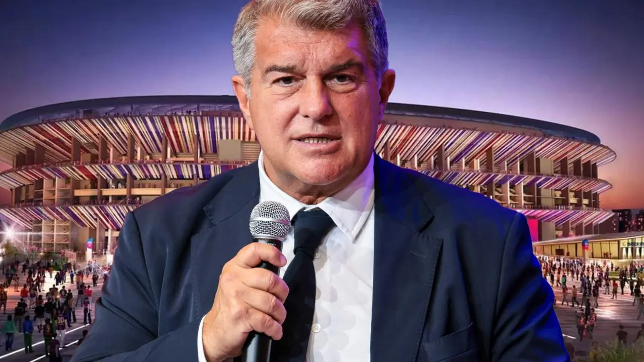 Joan Laporta trabaja para concretar la apertura del Camp Nou.