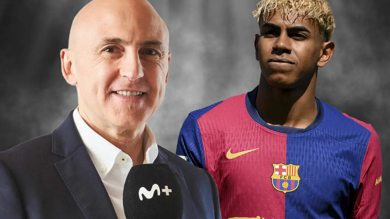 Julio Maldini junto a Lamine Yamal.