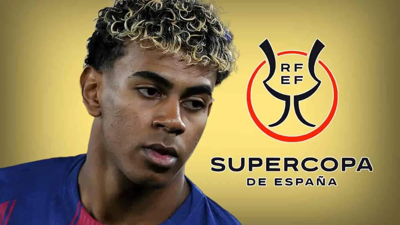 Lamine Yamal, suplente en la semifinal de la Supercopa
