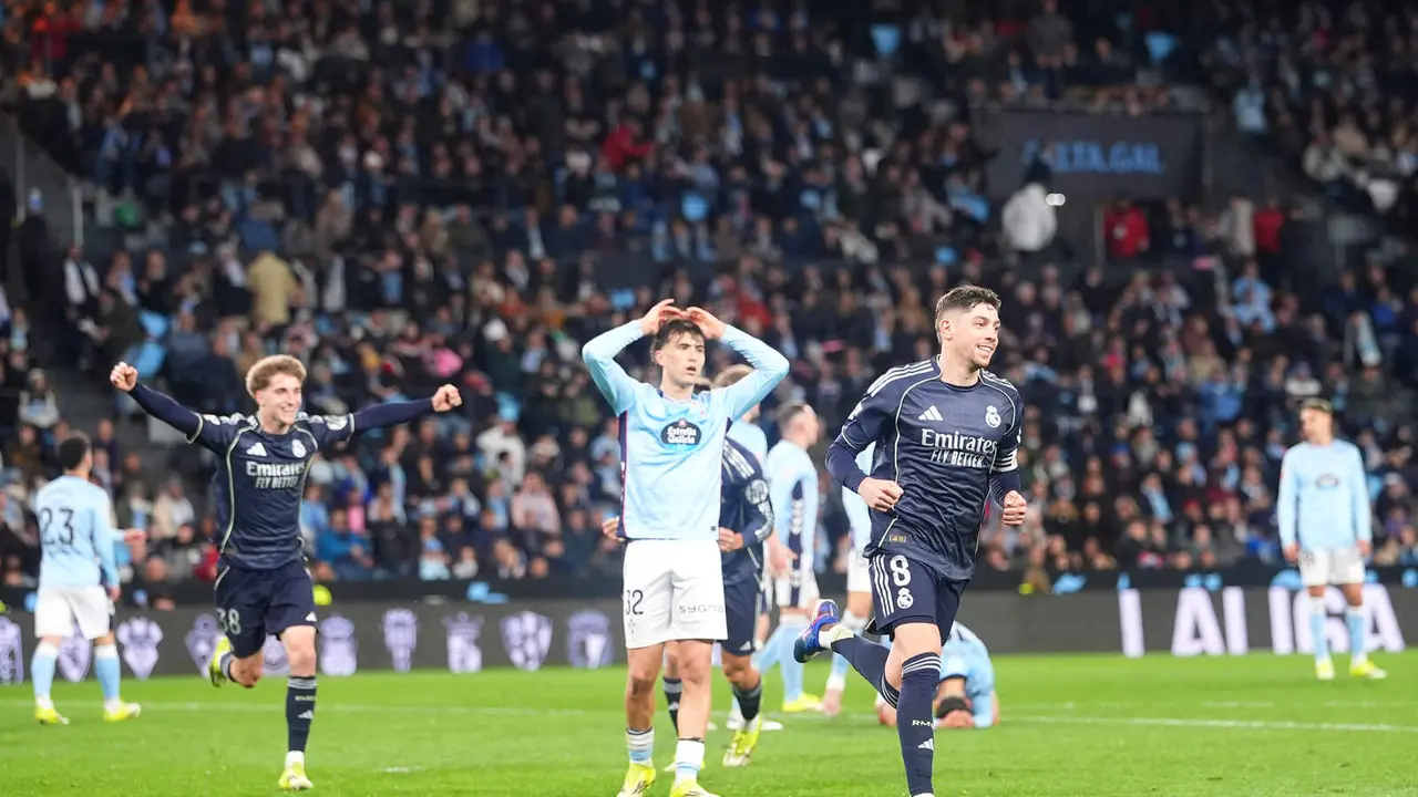 Fede Valverde le dio la victoria al Real Madrid.