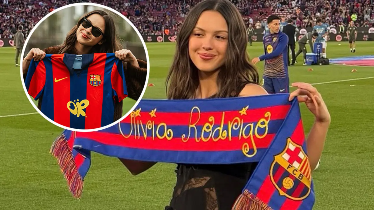 Olivia Rodrigo disfrut&oacute; con el FC Barcelona | Spotify, Madrid-Barcelona