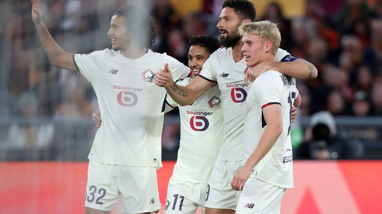Olivier Giroud, futbolista y compa&ntilde;ero de Ayyoub Bouaddi en el Lille: "Jugar&aacute; en el Real Madrid el pr&oacute;ximo a&ntilde;o" | Foto: Getty Images