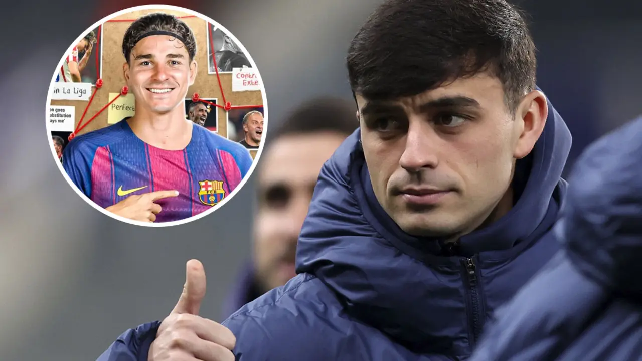 Pedri pide fichar a Juli&aacute;n &Aacute;lvarez para el Bar&ccedil;a: "Quiero que los mejores est&eacute;n aqu&iacute;" | Foto: Getty Images, Madrid-Barcelona