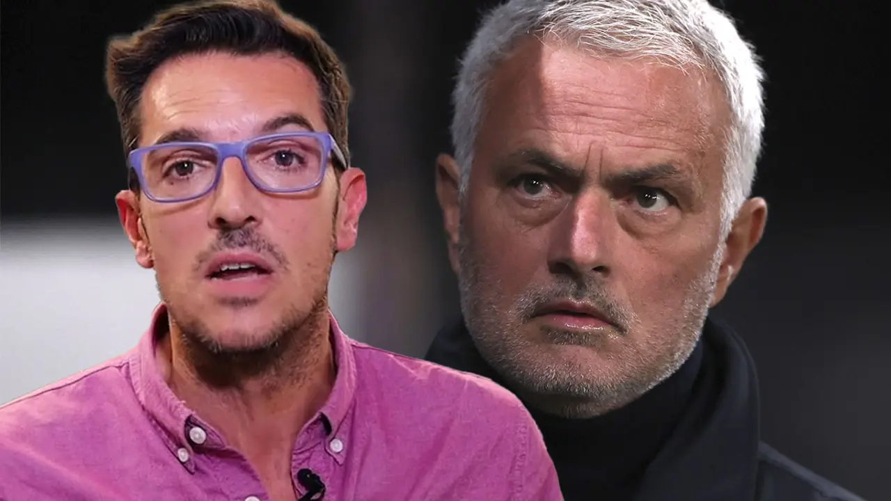 Miguel 'L&aacute;tigo' Serrano junto a Jos&eacute; Mourinho | Foto: Getty Images, Madrid-Barcelona