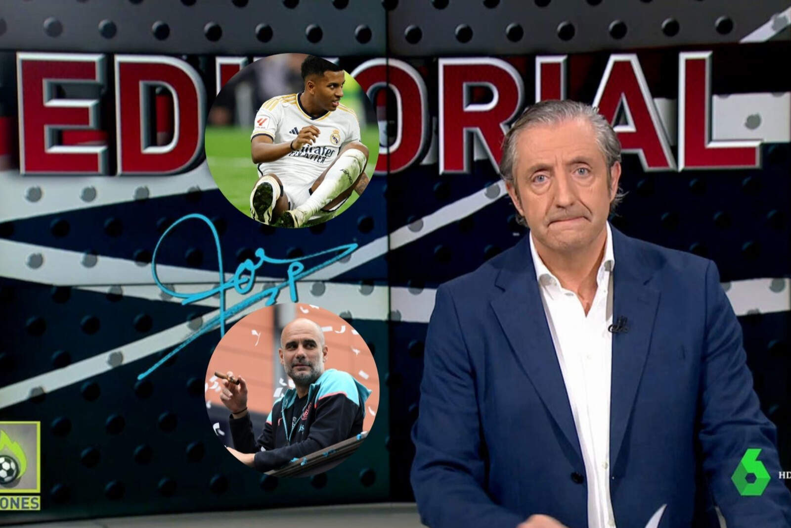 Pedrerol ri?e a Rodrygo por entrar en el juego de Guardiola