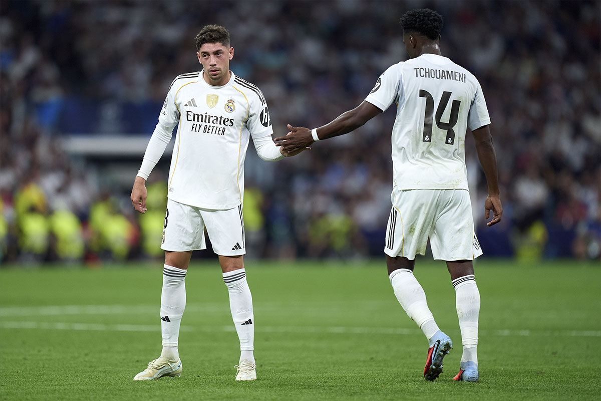 Fede Valverde y Tchouaméni durante un partido | Getty Images