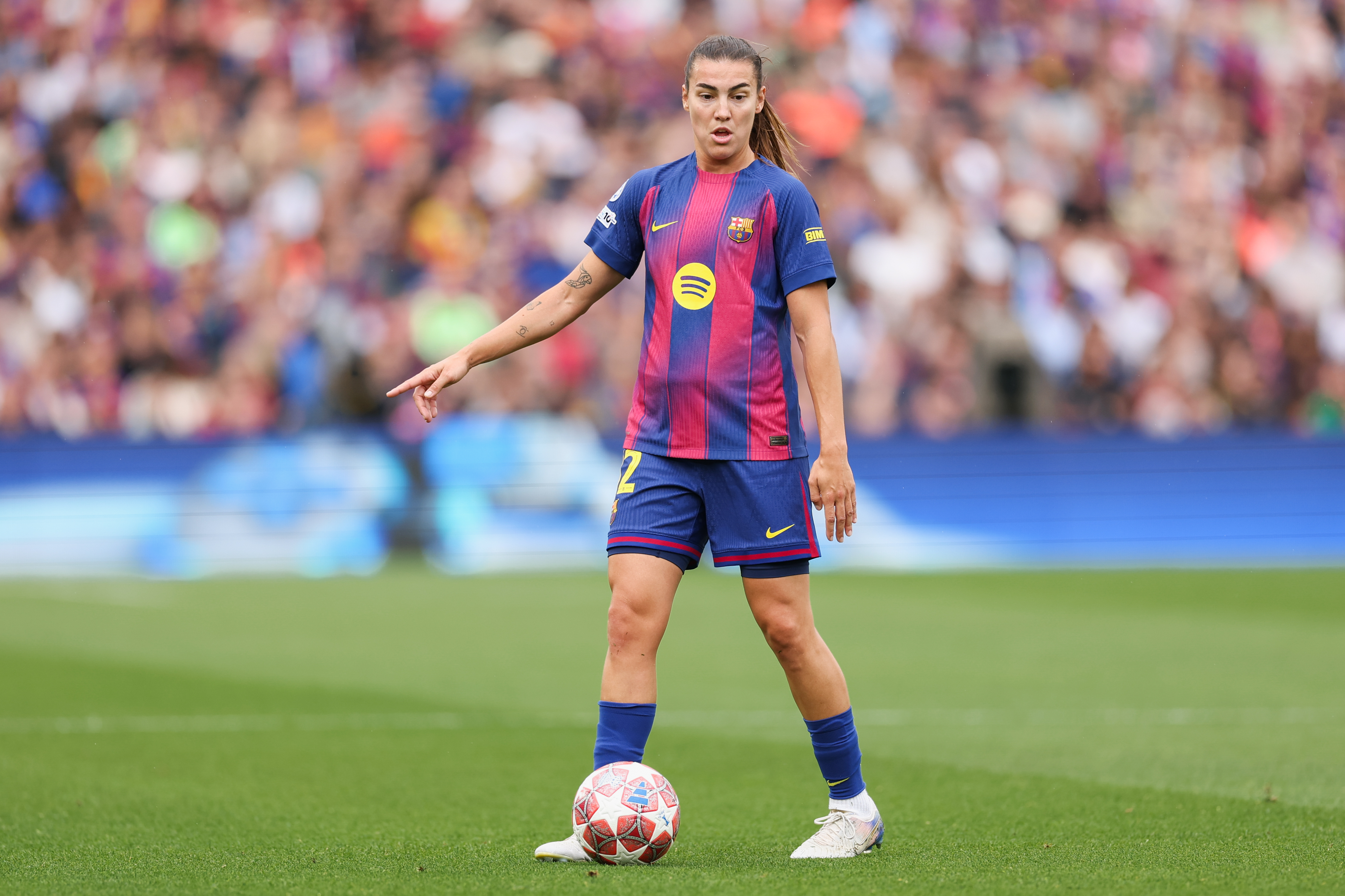 Patri Guijarro es intocable en el Barça | Foto: Judit Cartiel/Getty Images