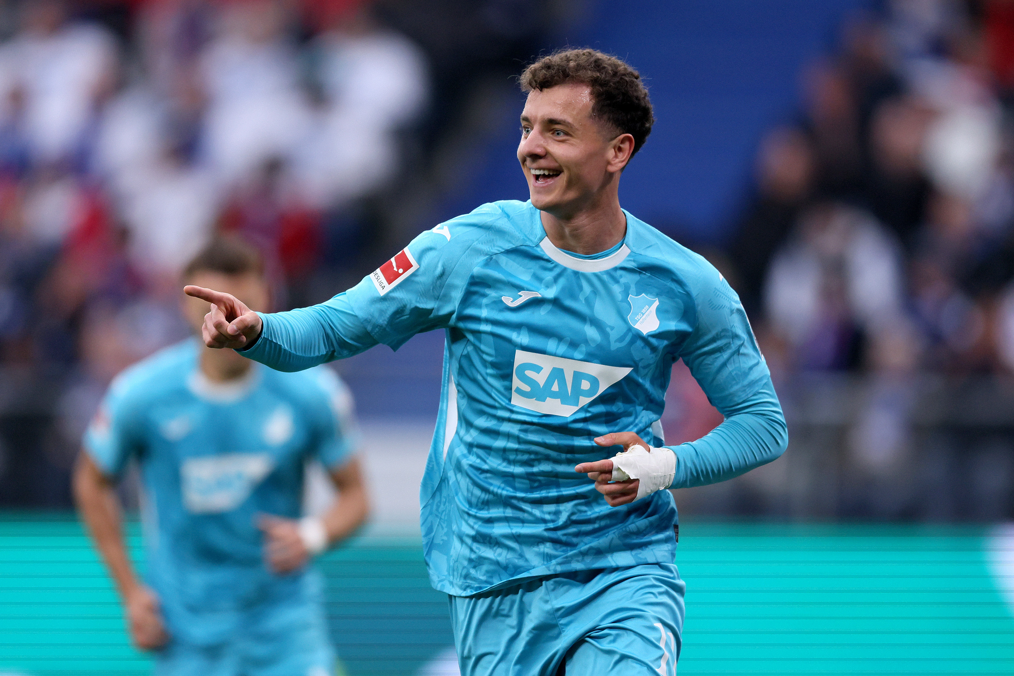 Fisnik Asllani celebrando un gol con el Hoffenheim | Foto: Selim Sudheimer (Getty Images)