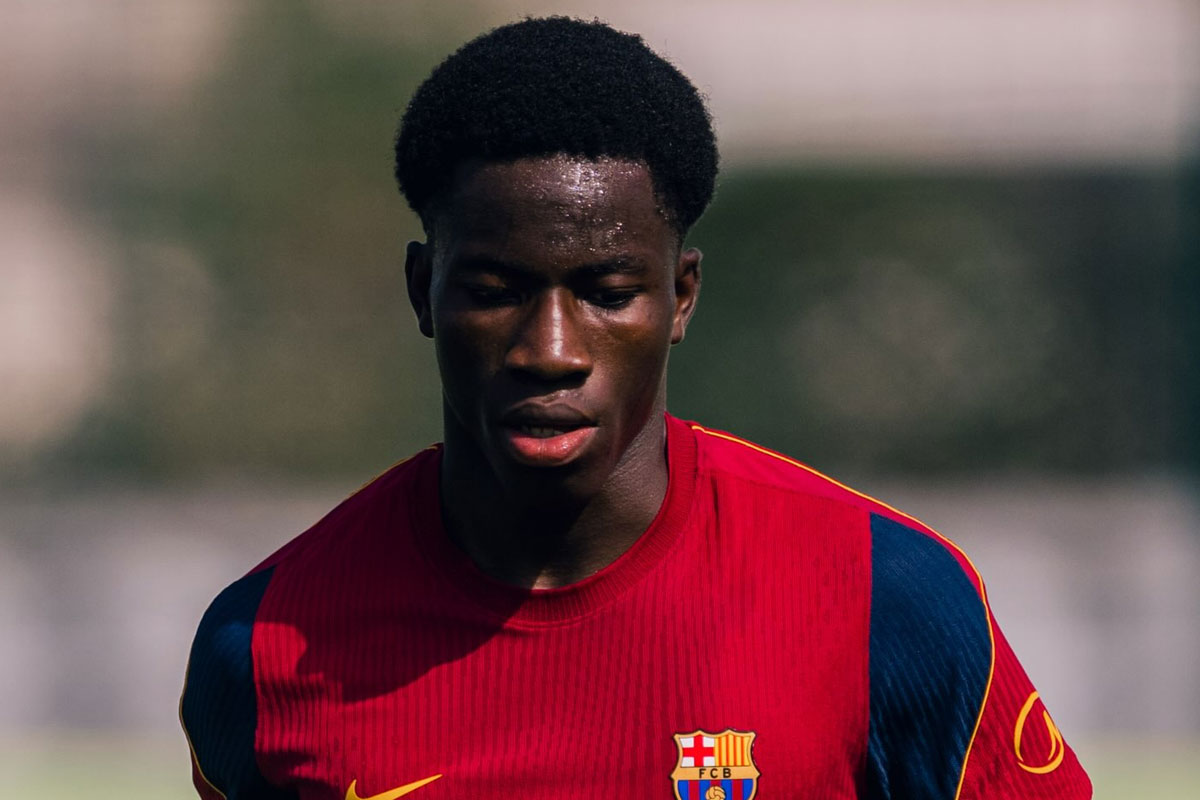 Ebrima Tunkara, la próxima joya de La Masía del Barça | Foto: FC Barcelona