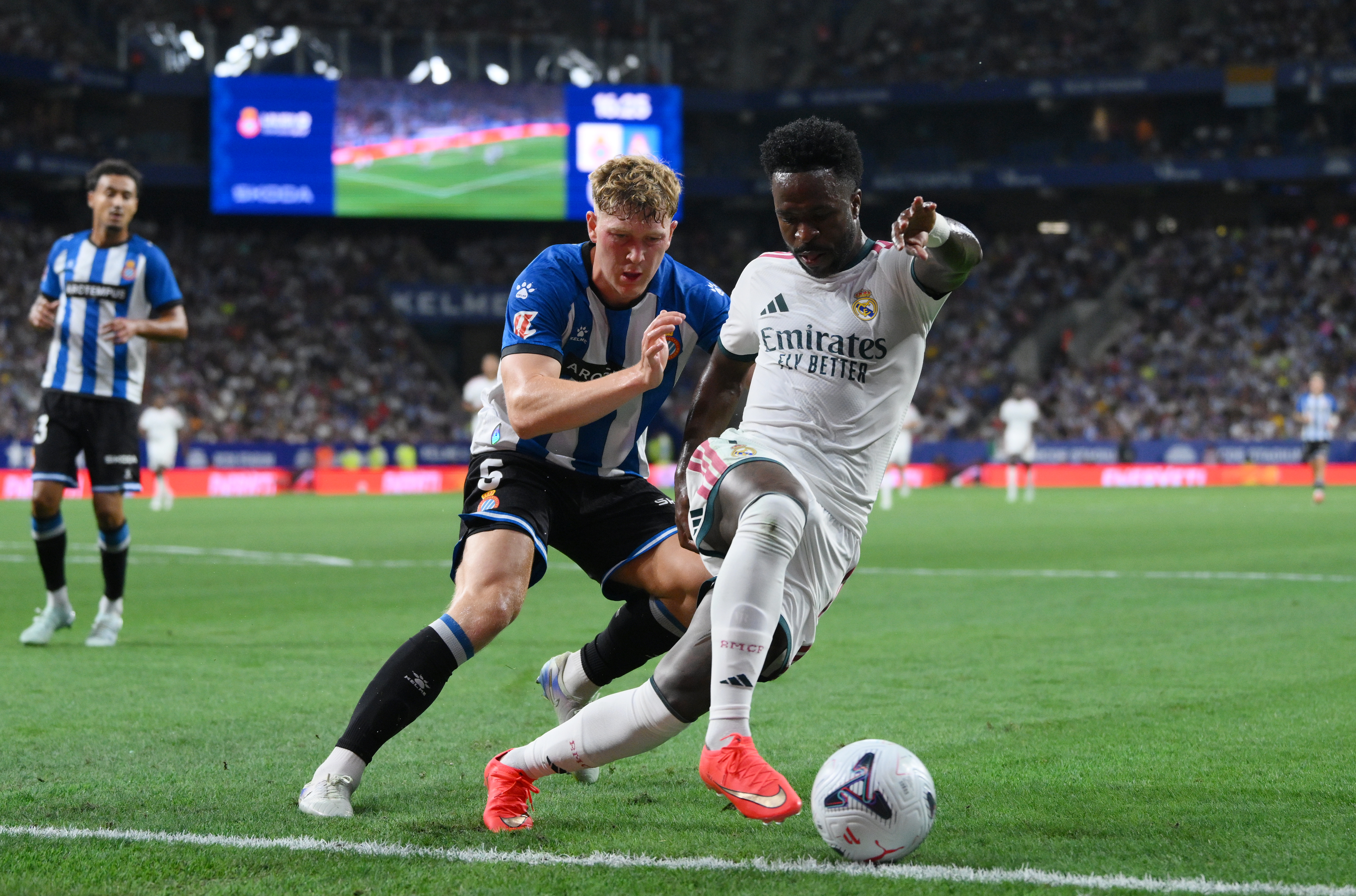 Vinícius Júnior durante el Espanyol 1-2 Real Madrid | Foto: David Ramos (Getty Images)